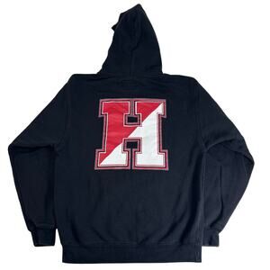y2k Jansport Houston Cougars College Back Logo Hoodie Men's Small Sweathsirt